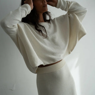 NIAS SWEATER | CREAM