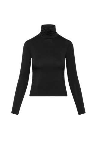 CAPSULE BLACK TURTLENECK