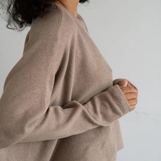 NIAS SWEATER | FAWN