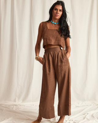 MONACO PANTS | CHOCOLATE